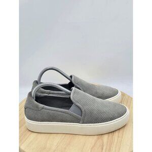 UGG Shoes Womens Abies Perforated Platform Slip On Sneaker 1108631 Suede sz 8.5